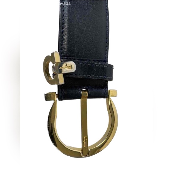 Salvatore Ferragamo Unisex Black Belt main image 4